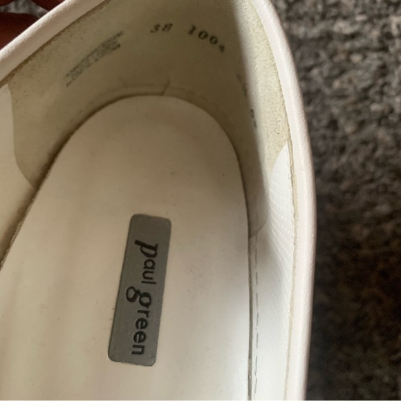 Paul Green Posh White& Silver Espadrilles Size 9 - Picture 9 of 11